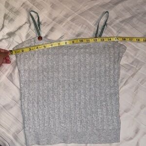 Super stretchy old navy grey tank top knit